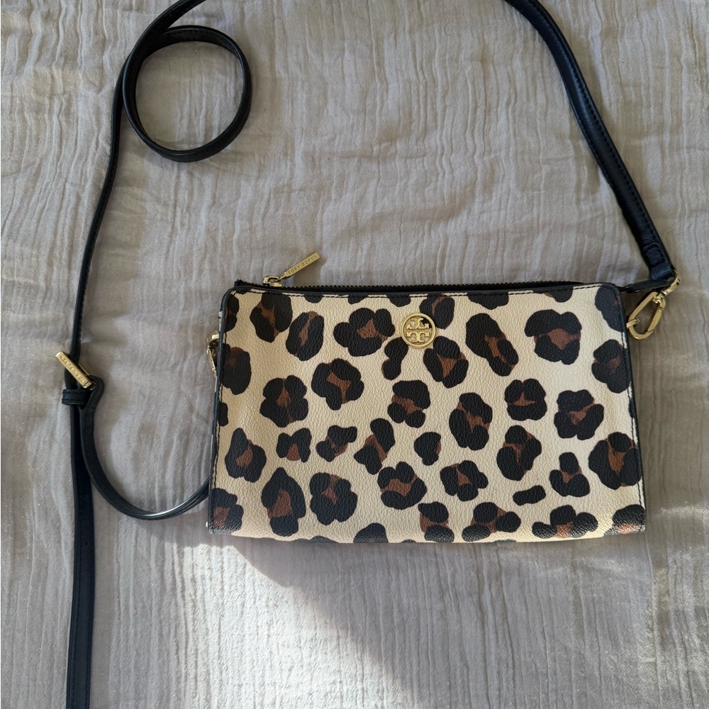 Tory Burch Leopard Print Crossbody Bag